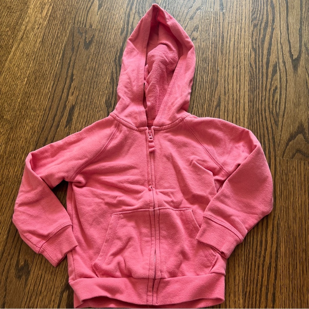 🍭6/$30 Jumping Beans Pink Toddler Girl Full Zip Hoodie -2T